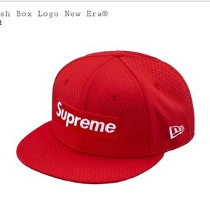 New Era Supreme New York Box Logo Mesh Hat